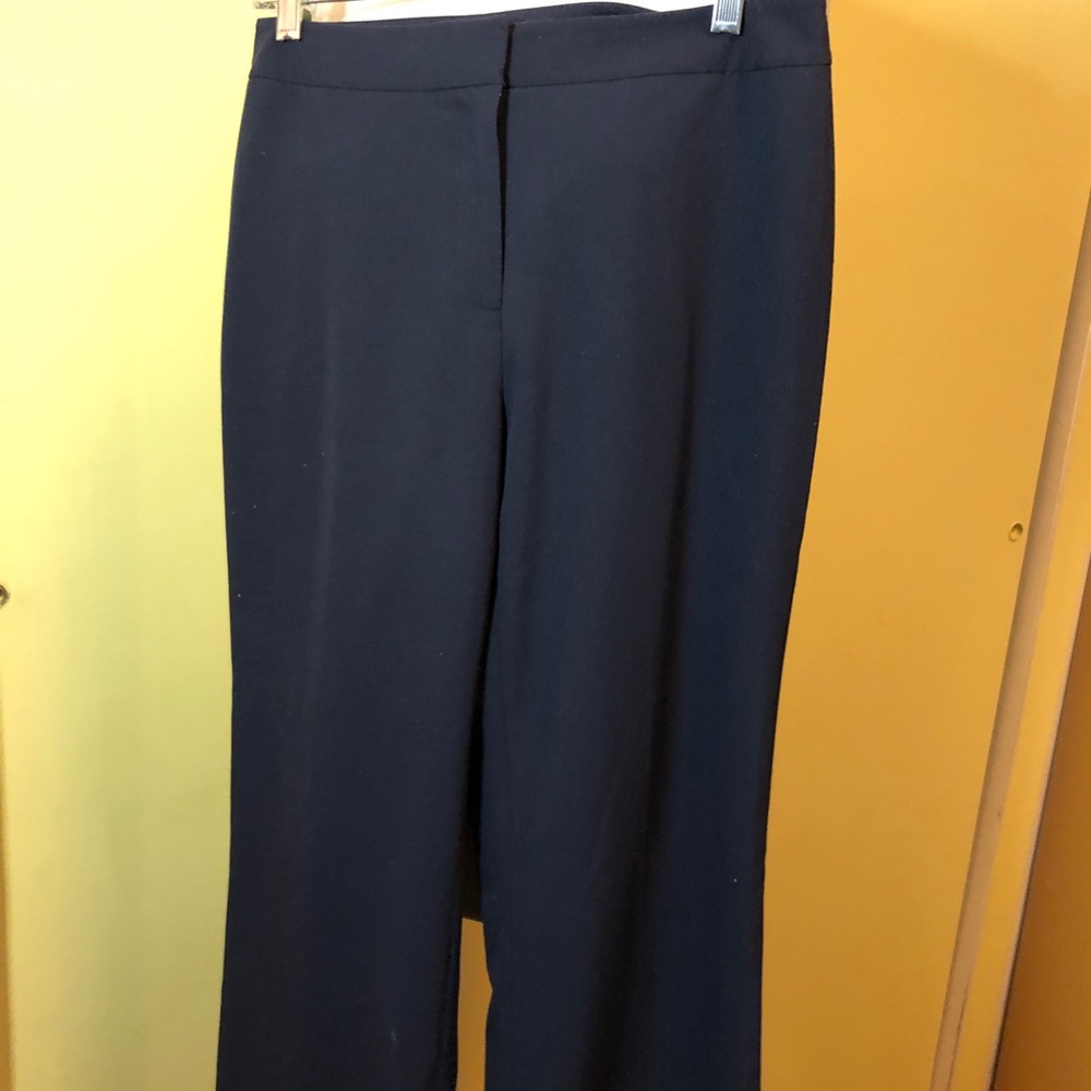 Magaschoni Deep Blue Wide Leg Pants. 30 waist